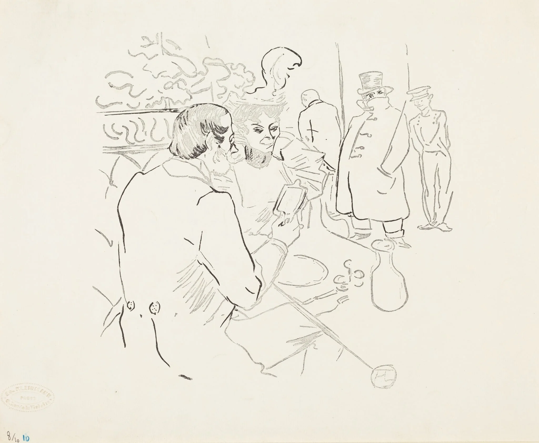 Snobism, by Henri de Toulouse-Lautrec, 1895
