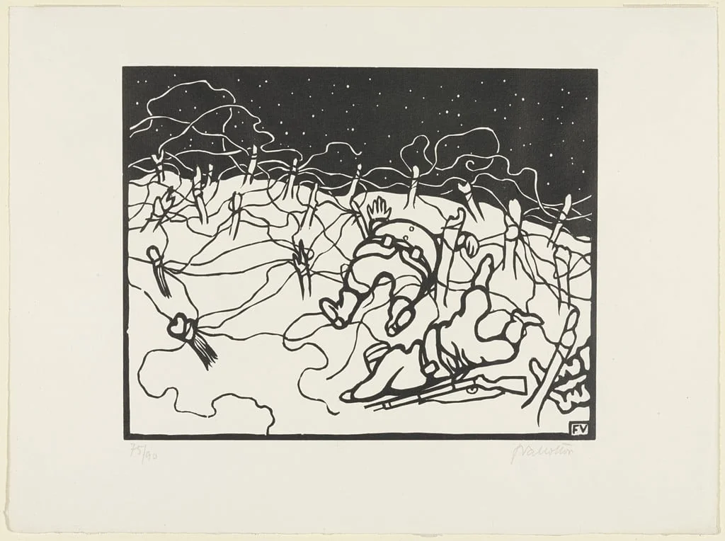 Untitled, by Félix Vallotton, ink, 1916