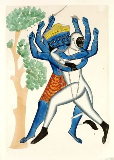 Hanuman and Ravana