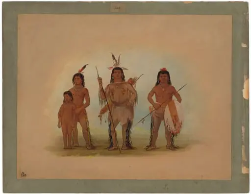 Spokan Chief, Two Warriors, and a Boy