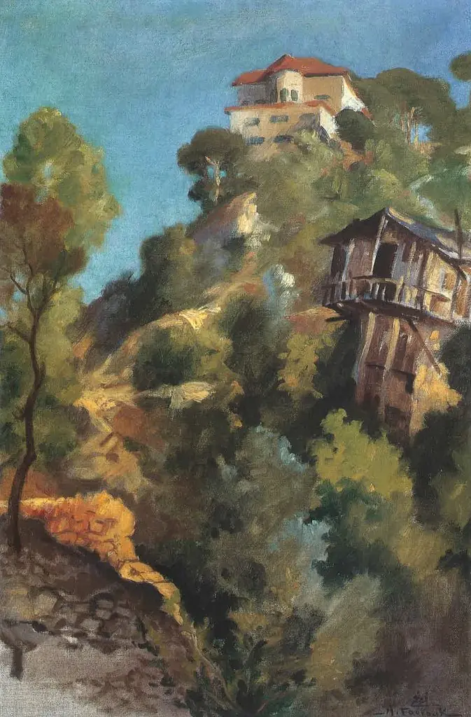 Bikfaya. The Palace and the cabin