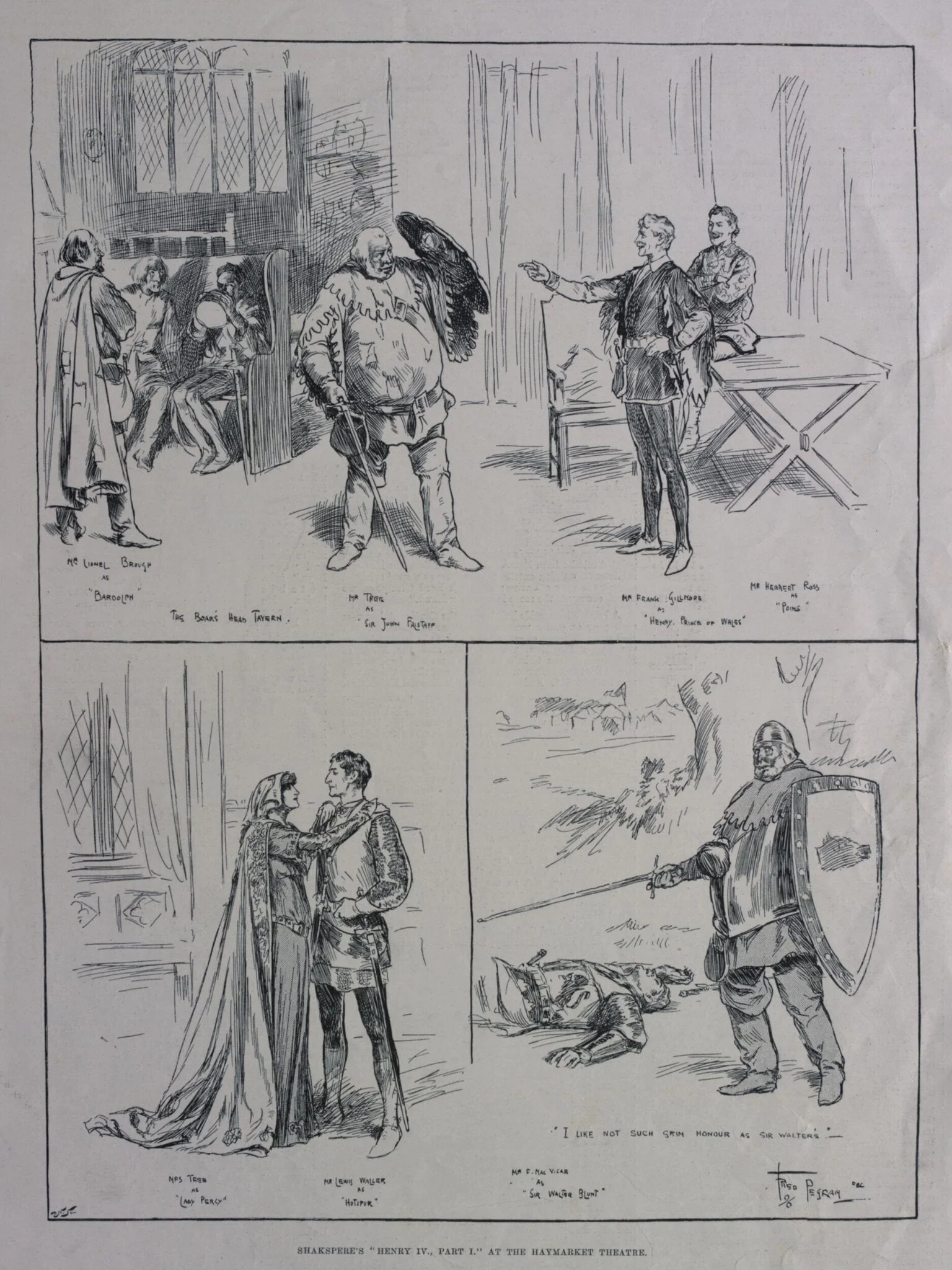H Beard Print Collection, by Fred Pegram, 16