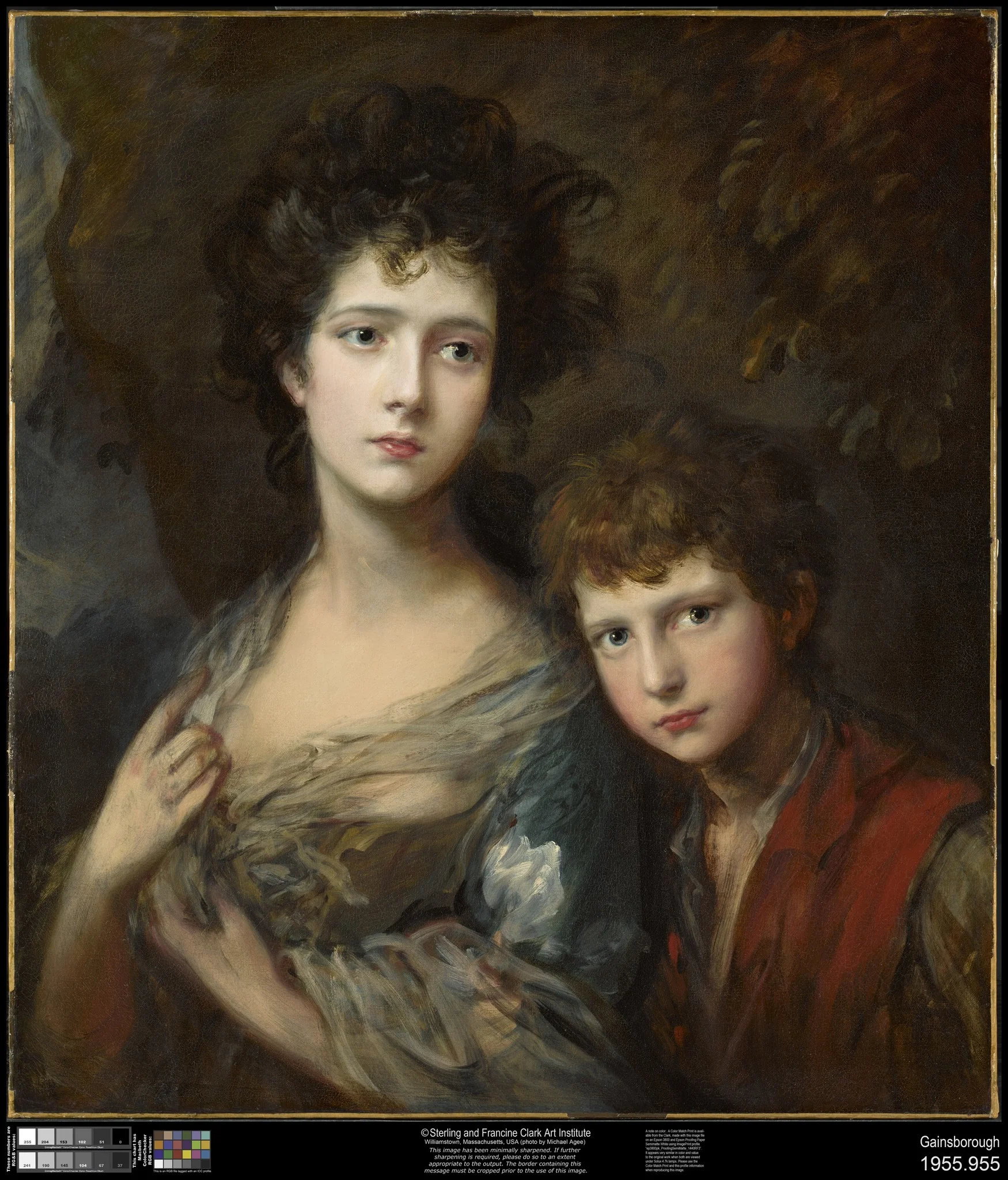 Elizabeth and Thomas Linley, by Thomas Gainsborough, oil, 1768