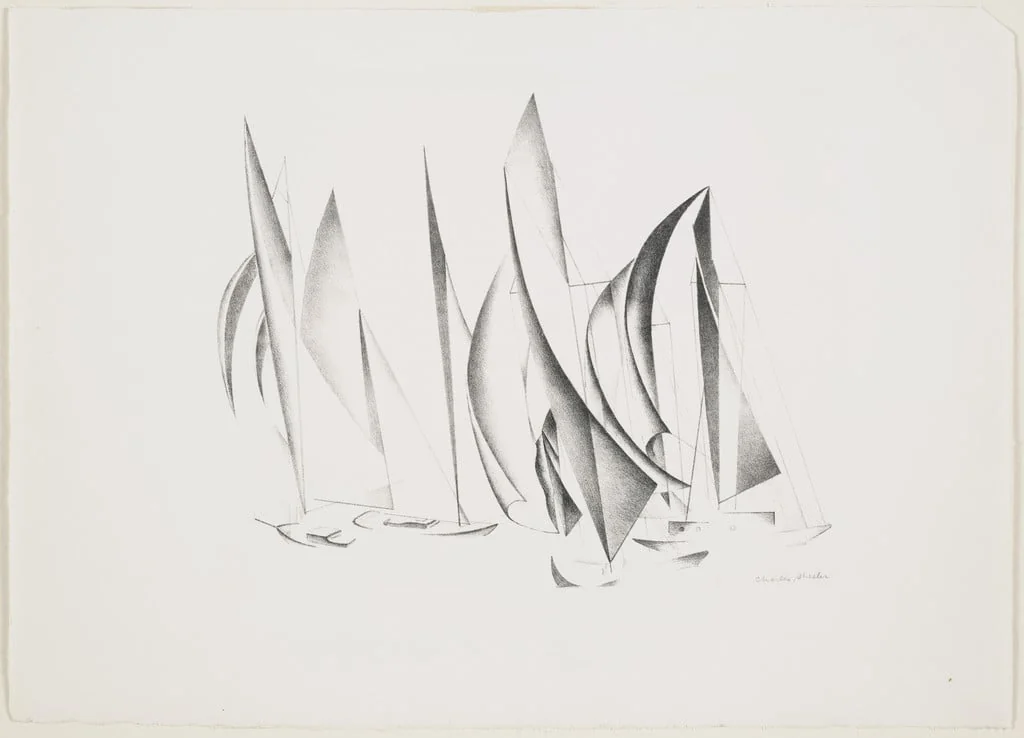 Untitled, by Charles Sheeler, ink, 1924