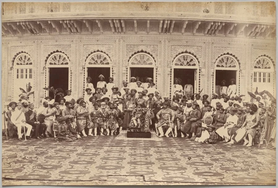 Maharaja of Scindia, nobles, and high officials, Gwalior