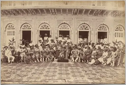 Maharaja of Scindia, nobles, and high officials, Gwalior