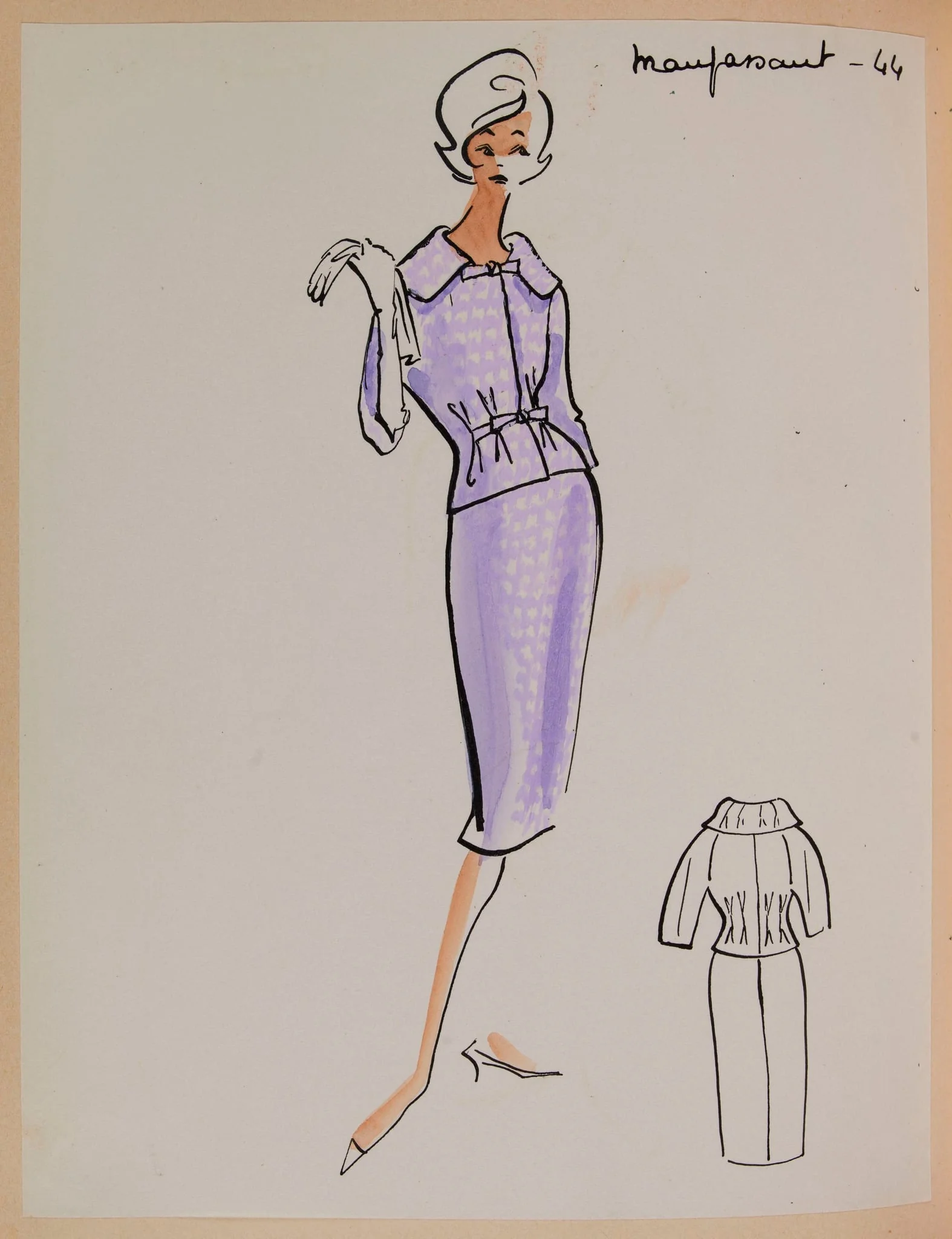 Maupassant, by Carven, 1958