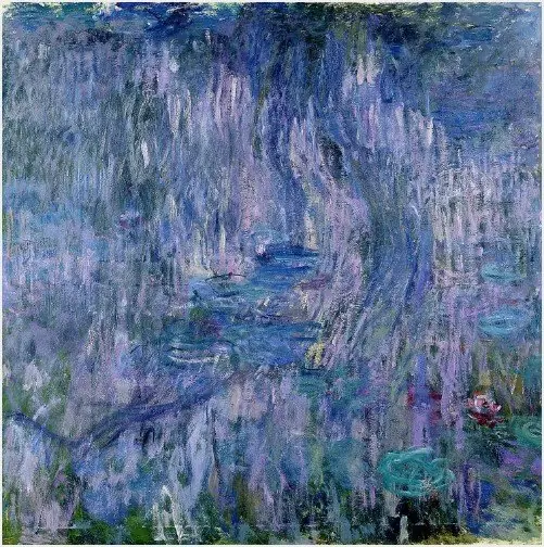 Water-Lilies, Reflection of a Weeping Willow