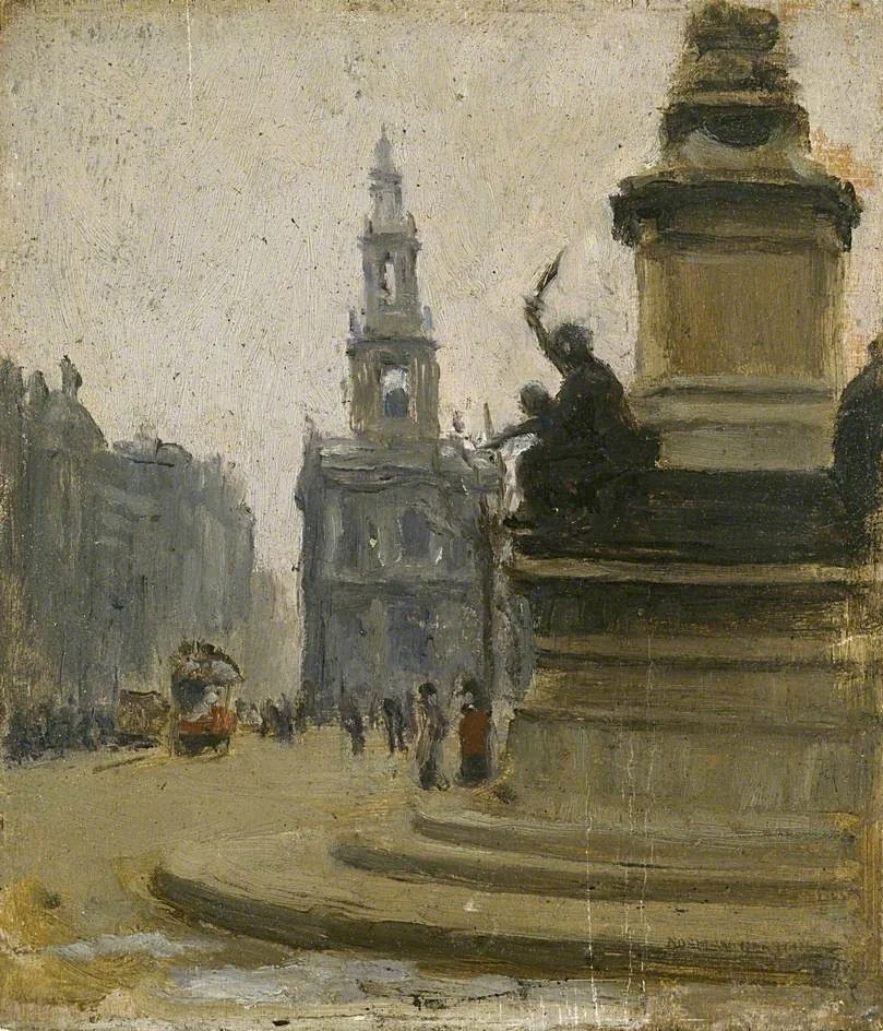 St Mary-le-Strand, by Norman Garstin, unspecified, 1919