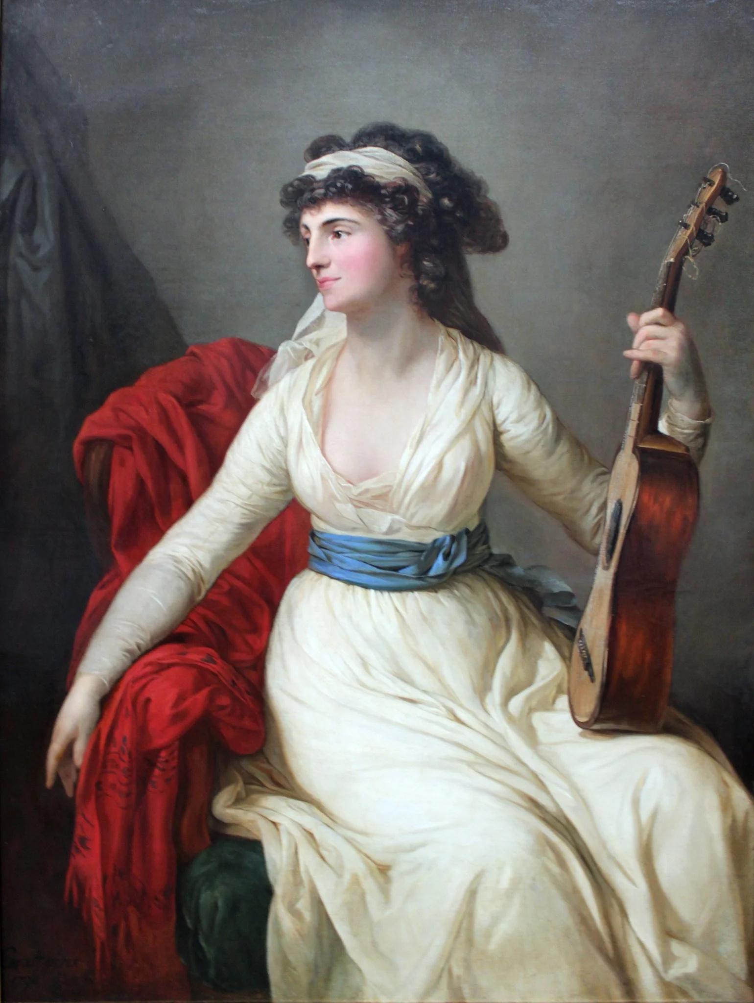 Johanna Margarete Christine Gräfin von Brühl, by Anton Graff, oil, 1798