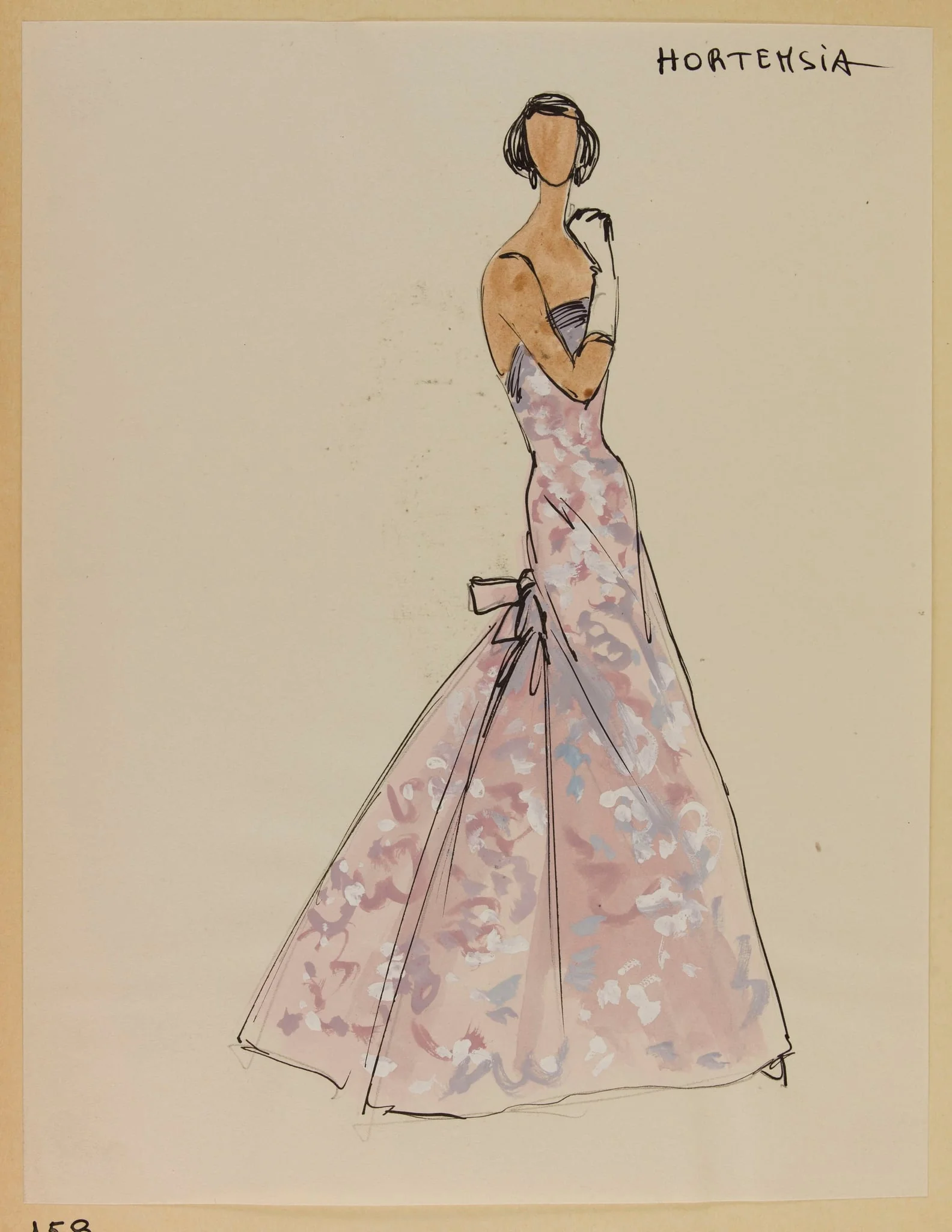Hortensia, by Marie-Louise Carven, 1955