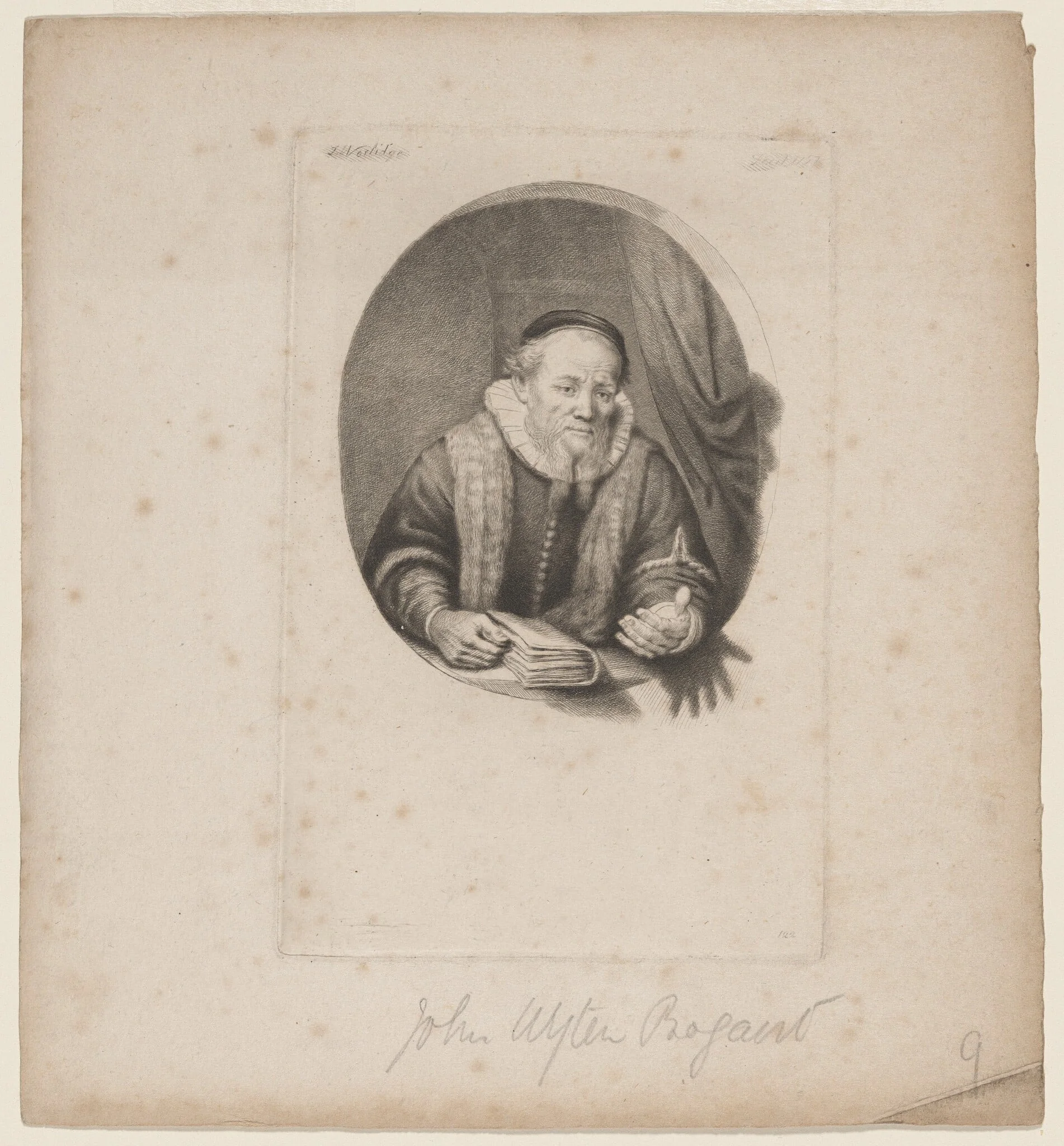 Jan Cornelisz Sylvius, by Thomas Worlidge, ink, 1757