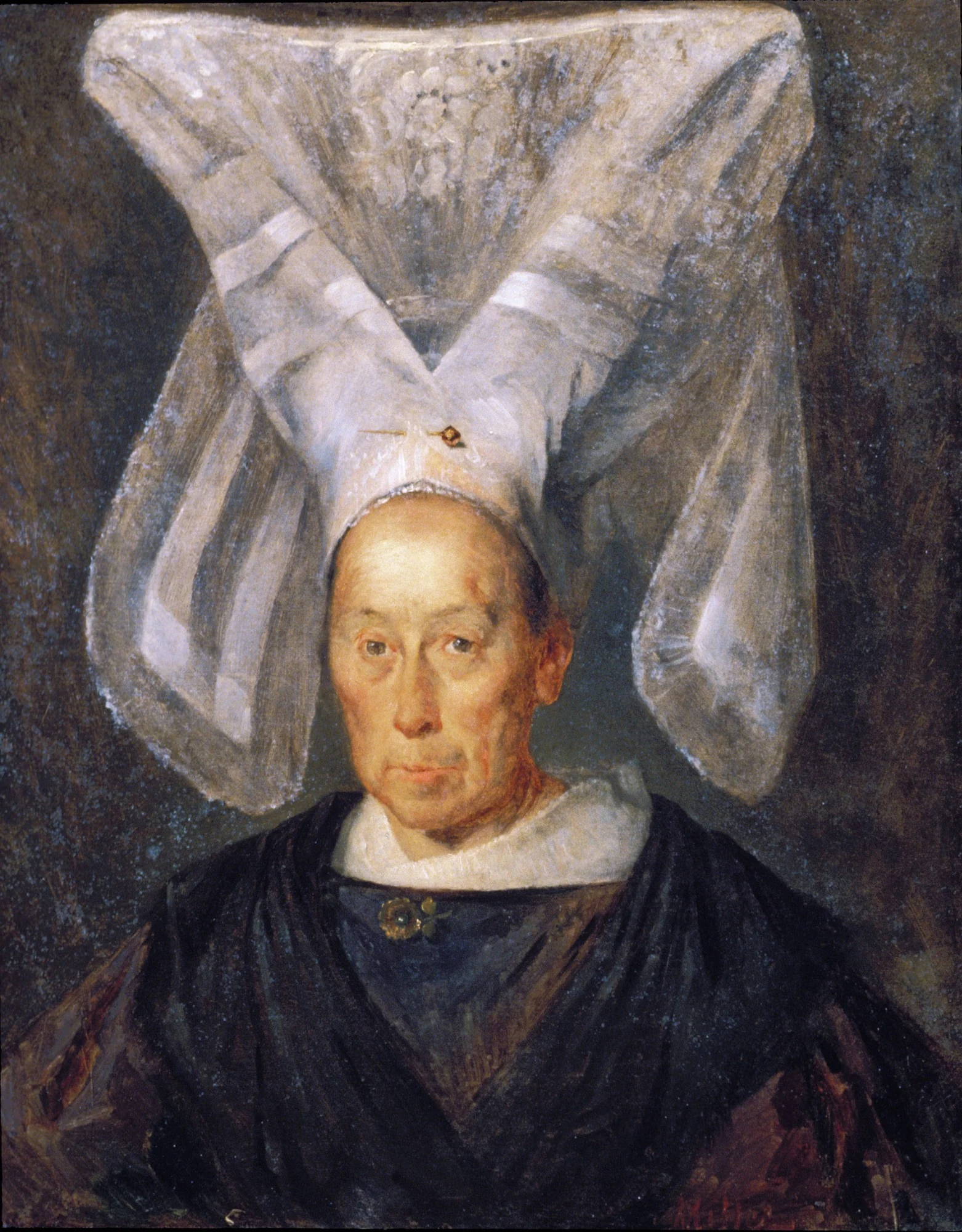 Madame Catherine Chancoigne, by Jean François Millet, oil, 1841