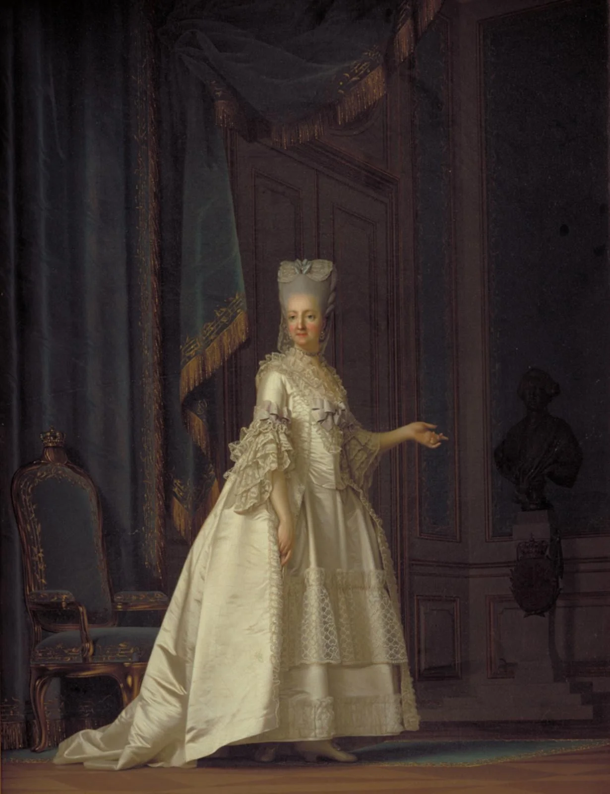 The Dowager Queen Juliane Marie of Denmark, by Unknown, 1778