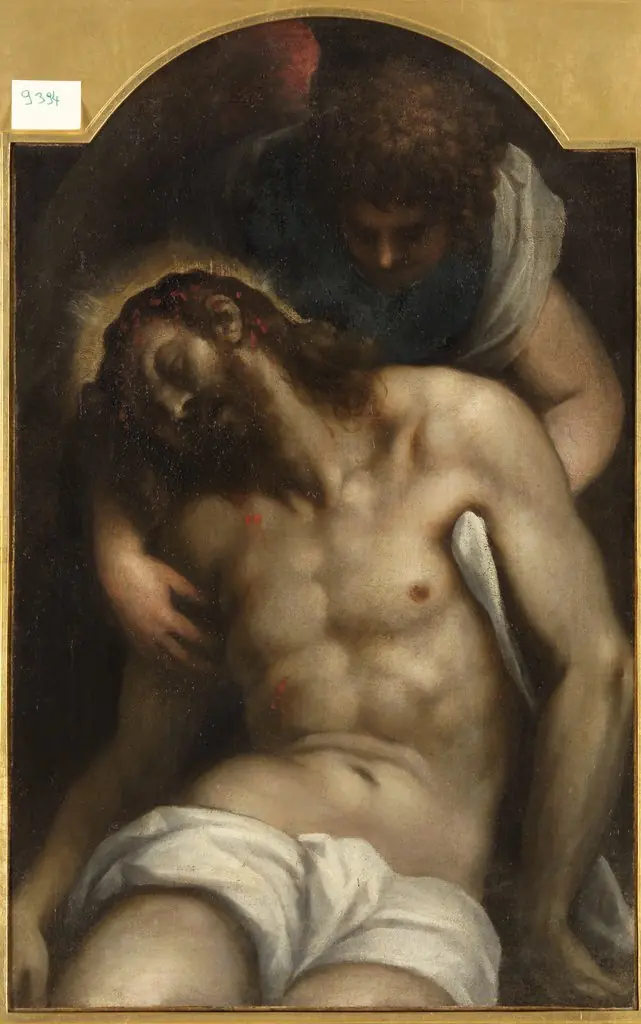 Dead Christ Supported by an Angel