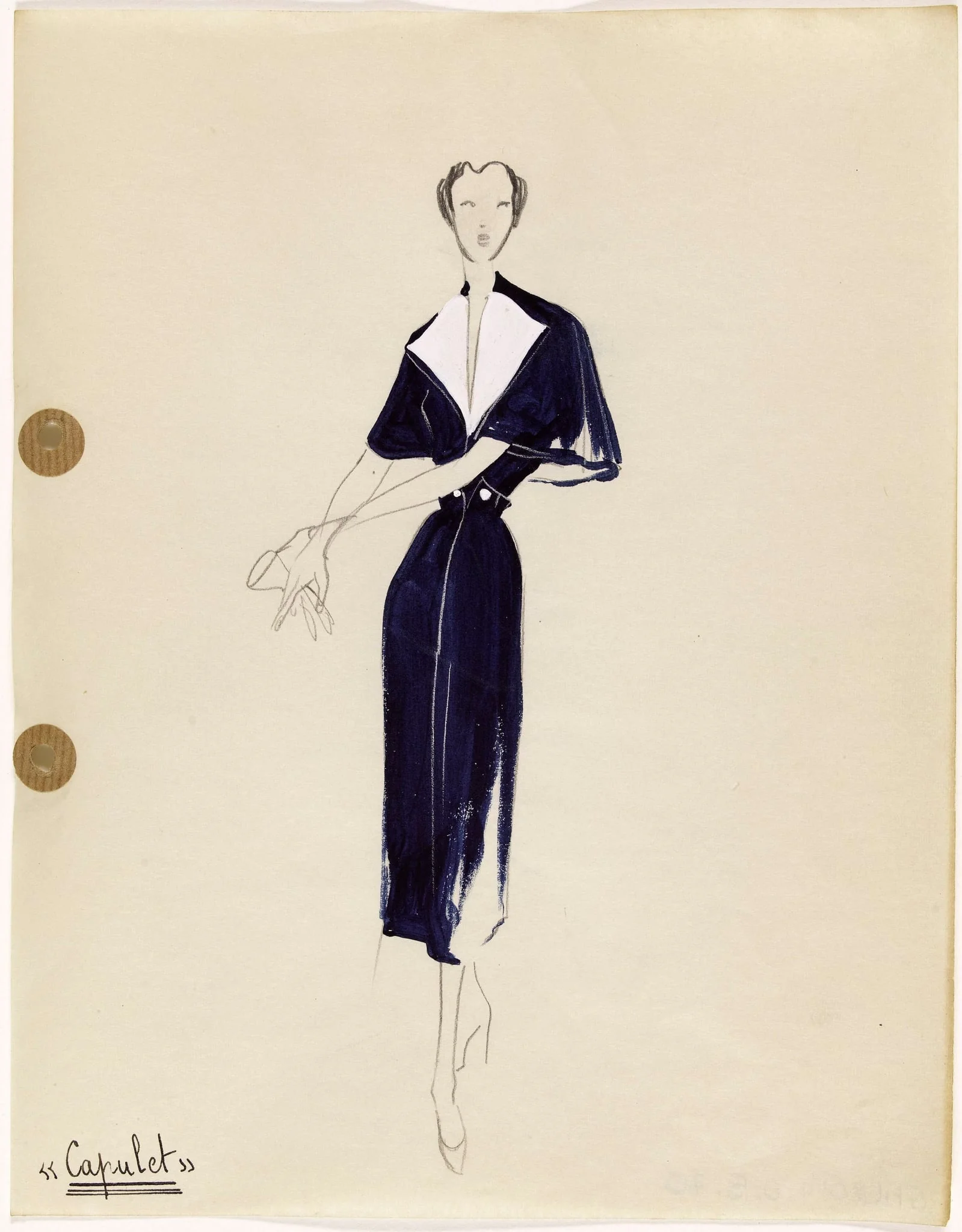 'Capulet', by Marie-Louise Carven, 1949