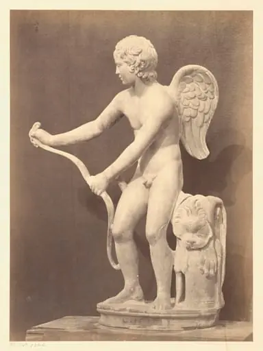 Cupid with bow