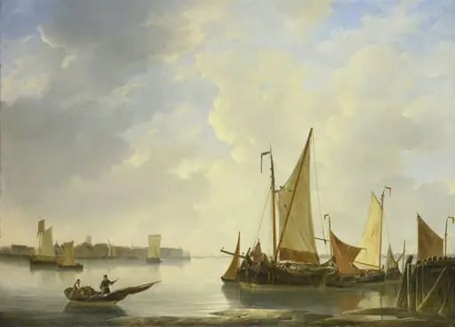 View of Dordrecht seen from Papendrecht