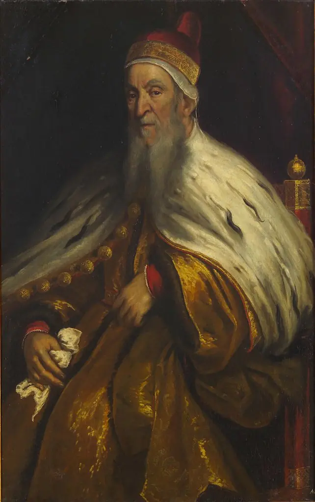 Portrait of Niccolo da Ponte (1491-1585), Doge of Venice