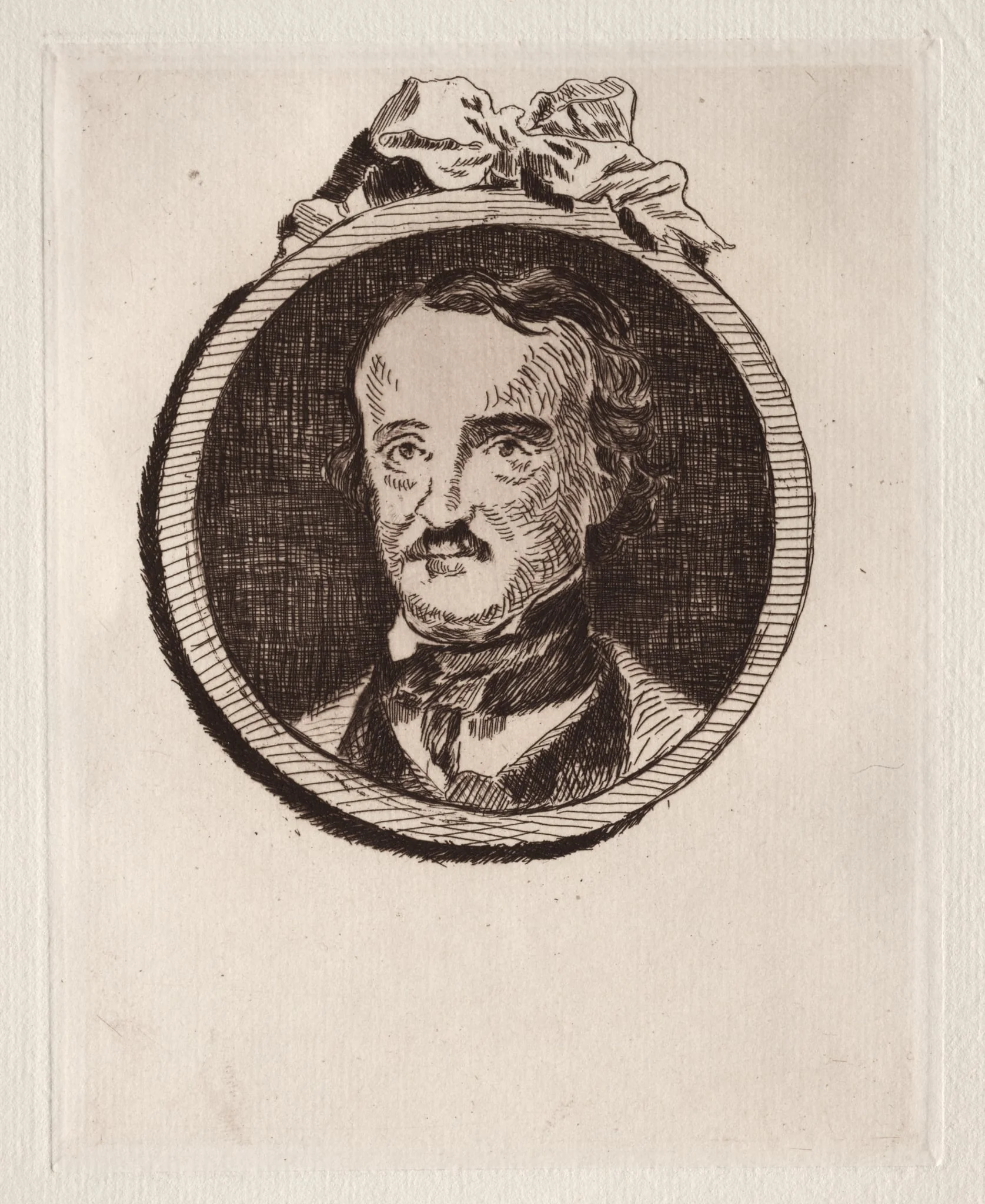 Edgar Allan Poe, by Edouard Manet, 1860