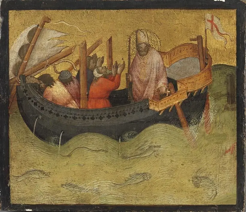 Saint Nicholas and the storm