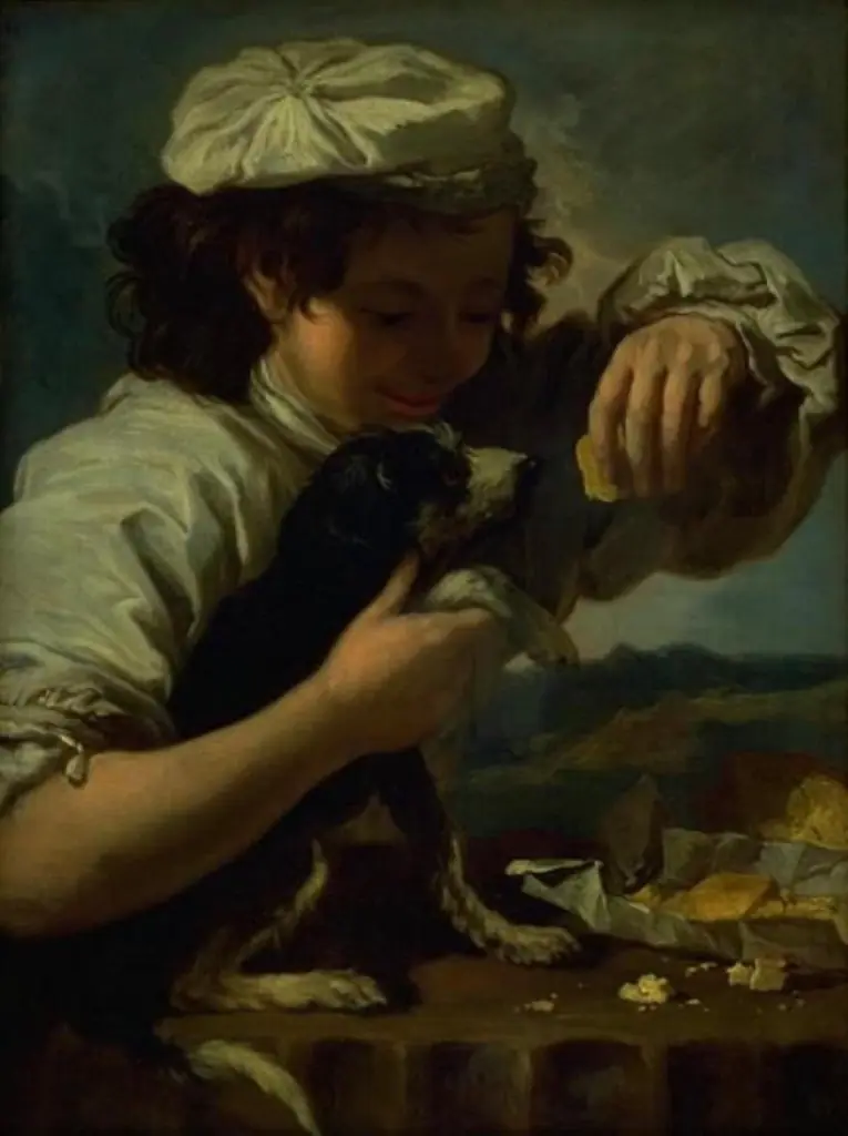 A Boy with a Dog (Allegory of "Taste")