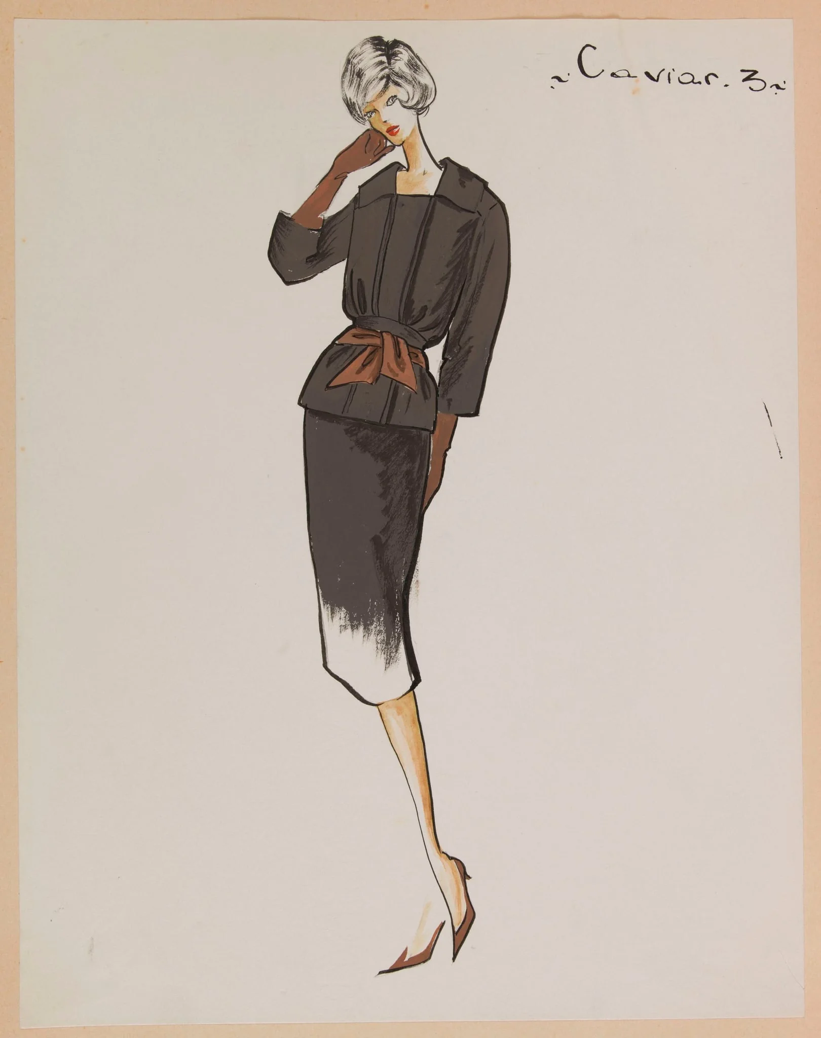 Caviar, by Marie-Louise Carven, 1958