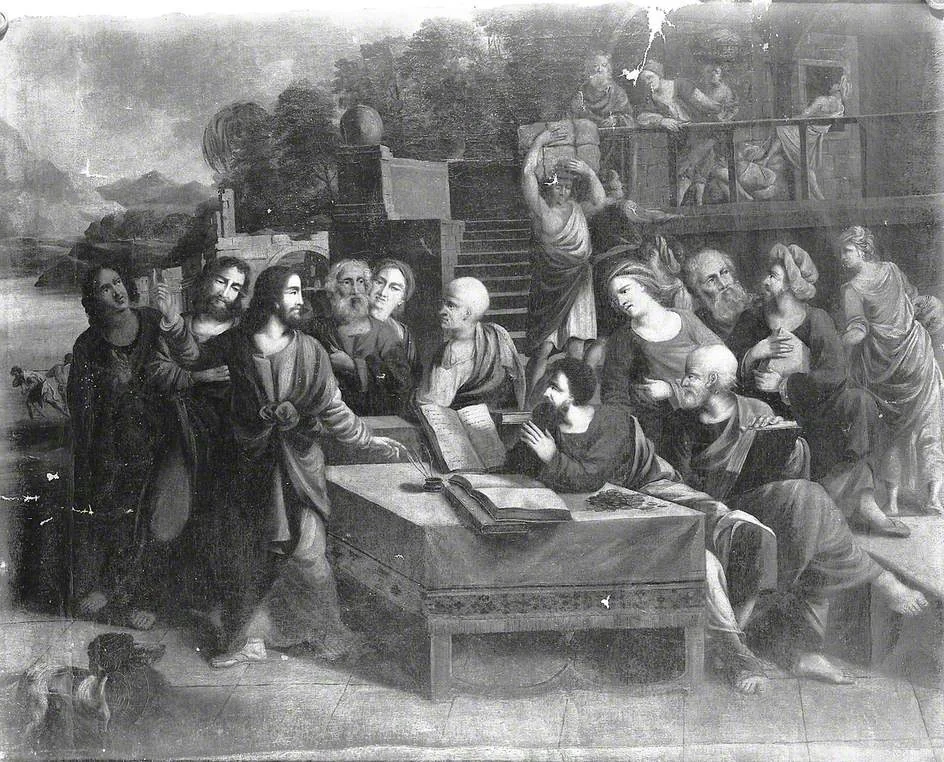 The Calling of St Matthew, by John Skippe, oil, 1786