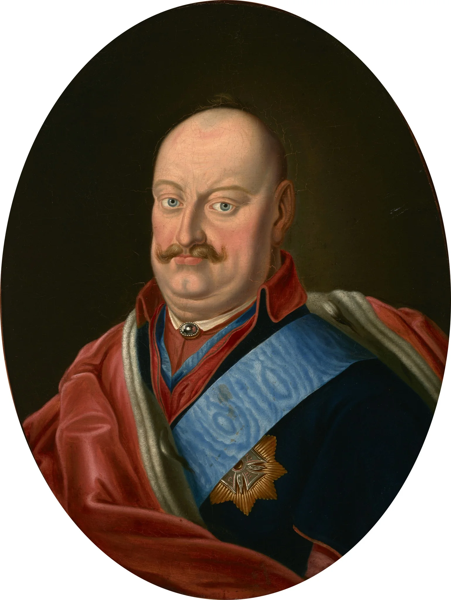 Portret Karola Radziwiłła "Panie Kochanku", wojewody wileńskiego (1734-1790) (uproszczona kopia portretu wykonanego przez K. Aleksandrowicza), by Unknown, oil, 1875