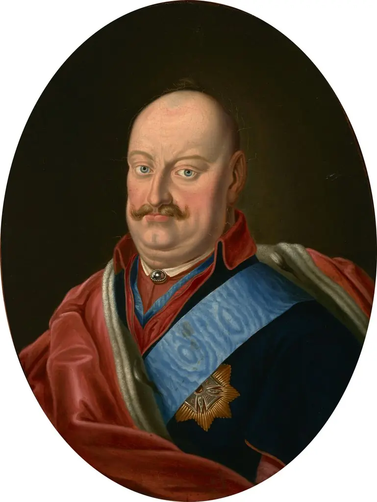 Portret Karola Radziwiłła "Panie Kochanku", wojewody wileńskiego (1734-1790) (uproszczona kopia portretu wykonanego przez K. Aleksandrowicza)