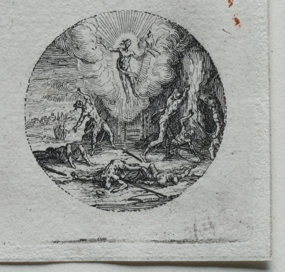 The Mysteries of the Passion:  The Transfiguration, by Jacques Callot, 1631