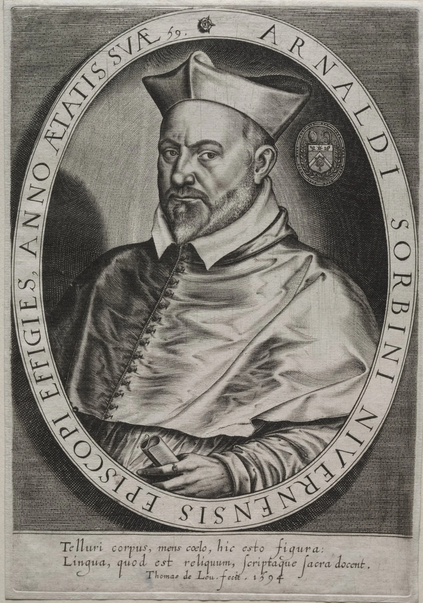 Sorbin de Ste Foy, by Thomas de Leu, 1594