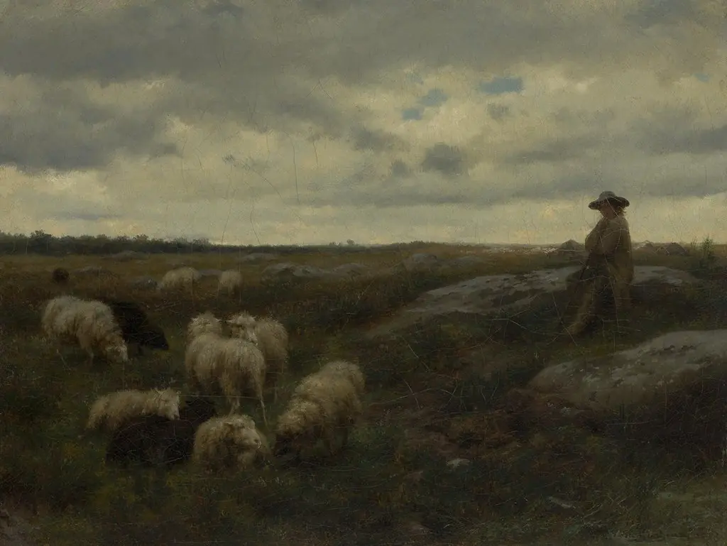 Sheep on a Pasture