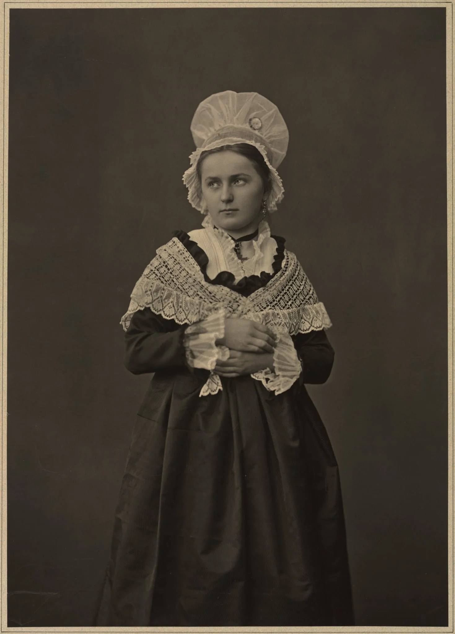Woman in Lorraine Dress