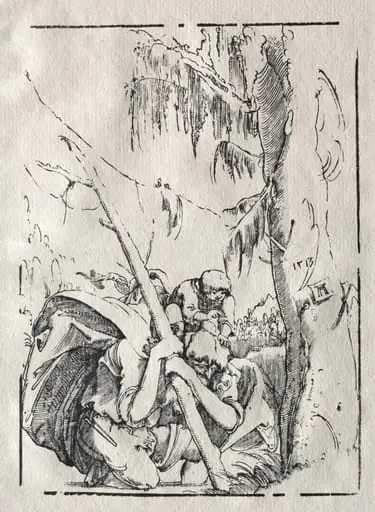 St. Christopher Crossing the Water with Christ on his Shoulders