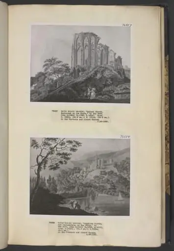 Ruins of a church, Bacharach on the Rhine