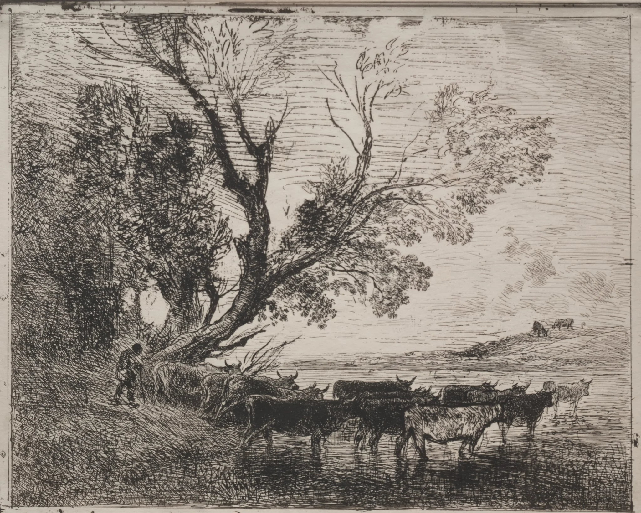 The Ford, by Charles François Daubigny, 1862