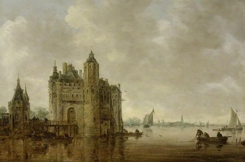 A watergate by an estuary