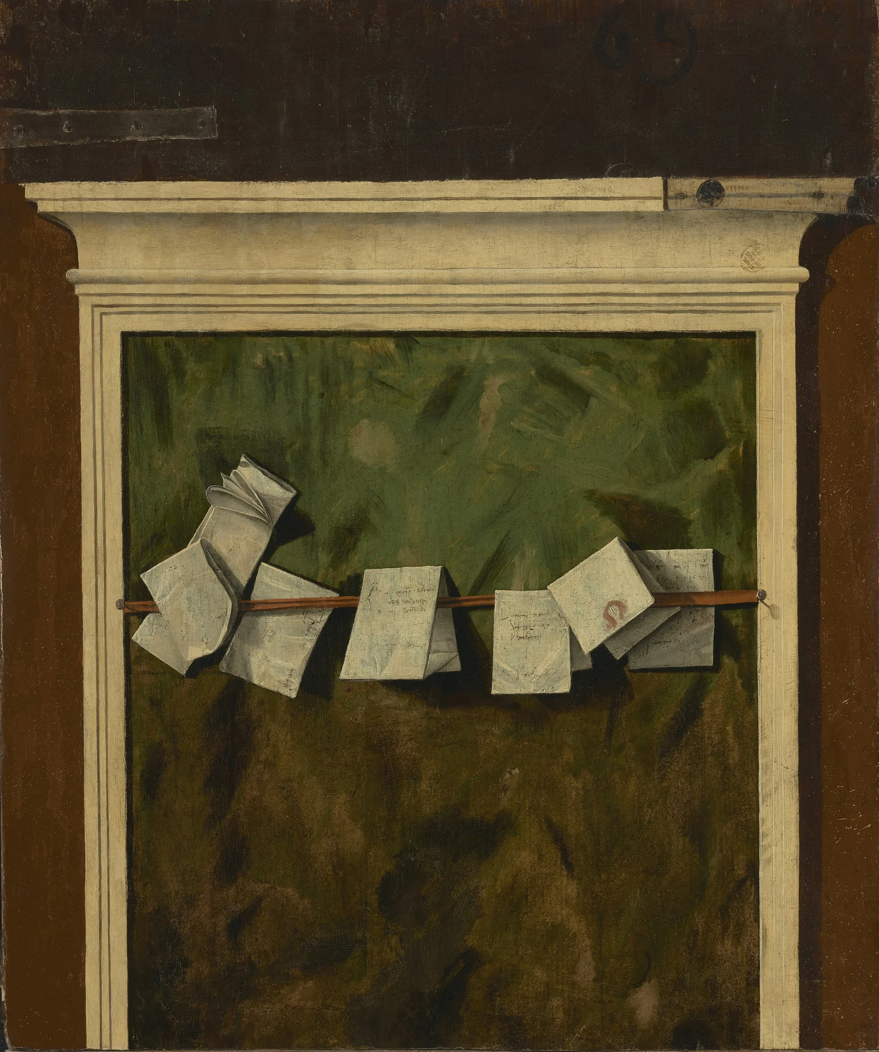 Letter Rack, by Vittore Carpaccio, unspecified, 1496