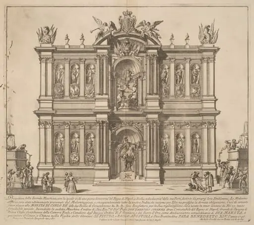 The Seconda Macchina for the Chinea of 1746: The Territories of the Kingdom of Naples