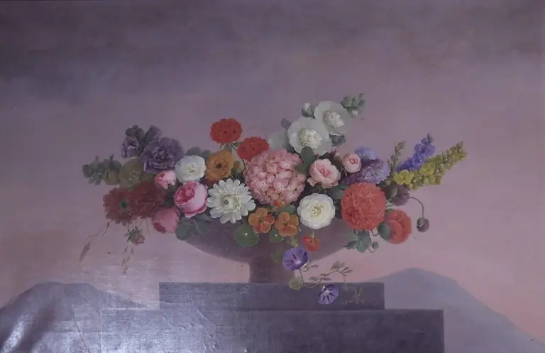 Blomster i en skål