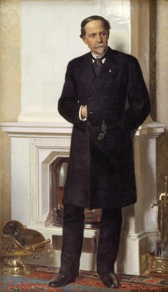 Portrait of the architect Ferdinand Meldahl