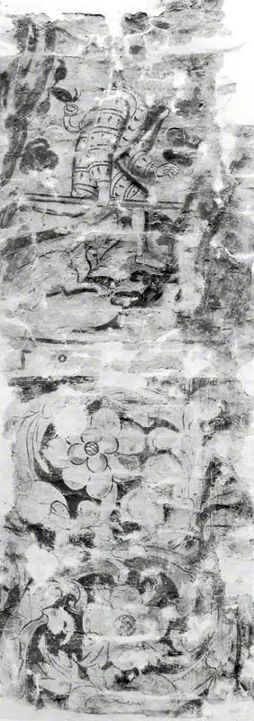 Man (possibly Actaeon) and a Hound Running (from Stodmarsh Court, Kent)