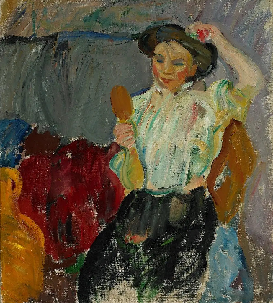 Lady with Hand Mirror