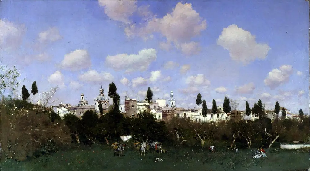 Gathering Oranges, Granada