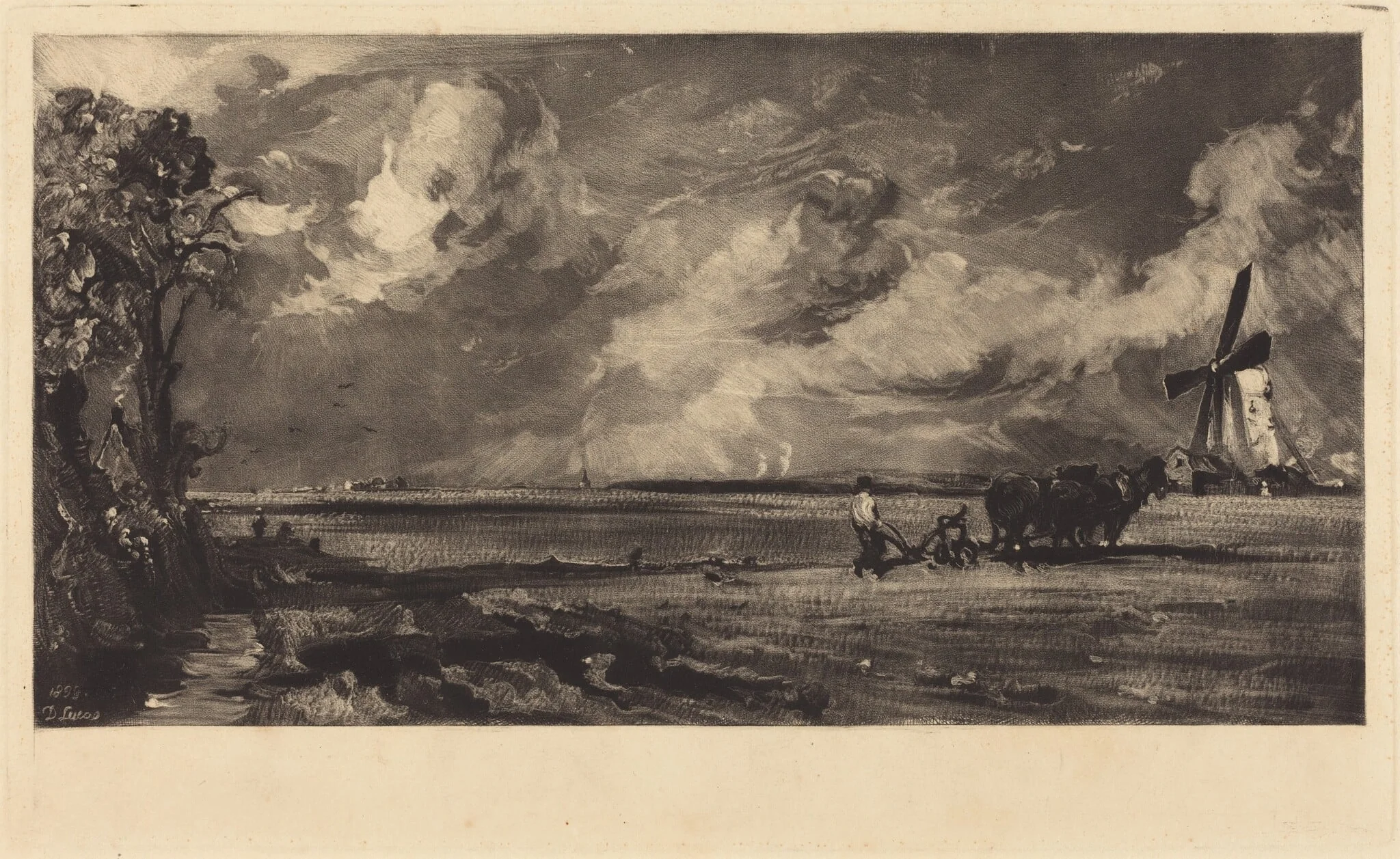 Spring, by David Lucas, ink, 1832