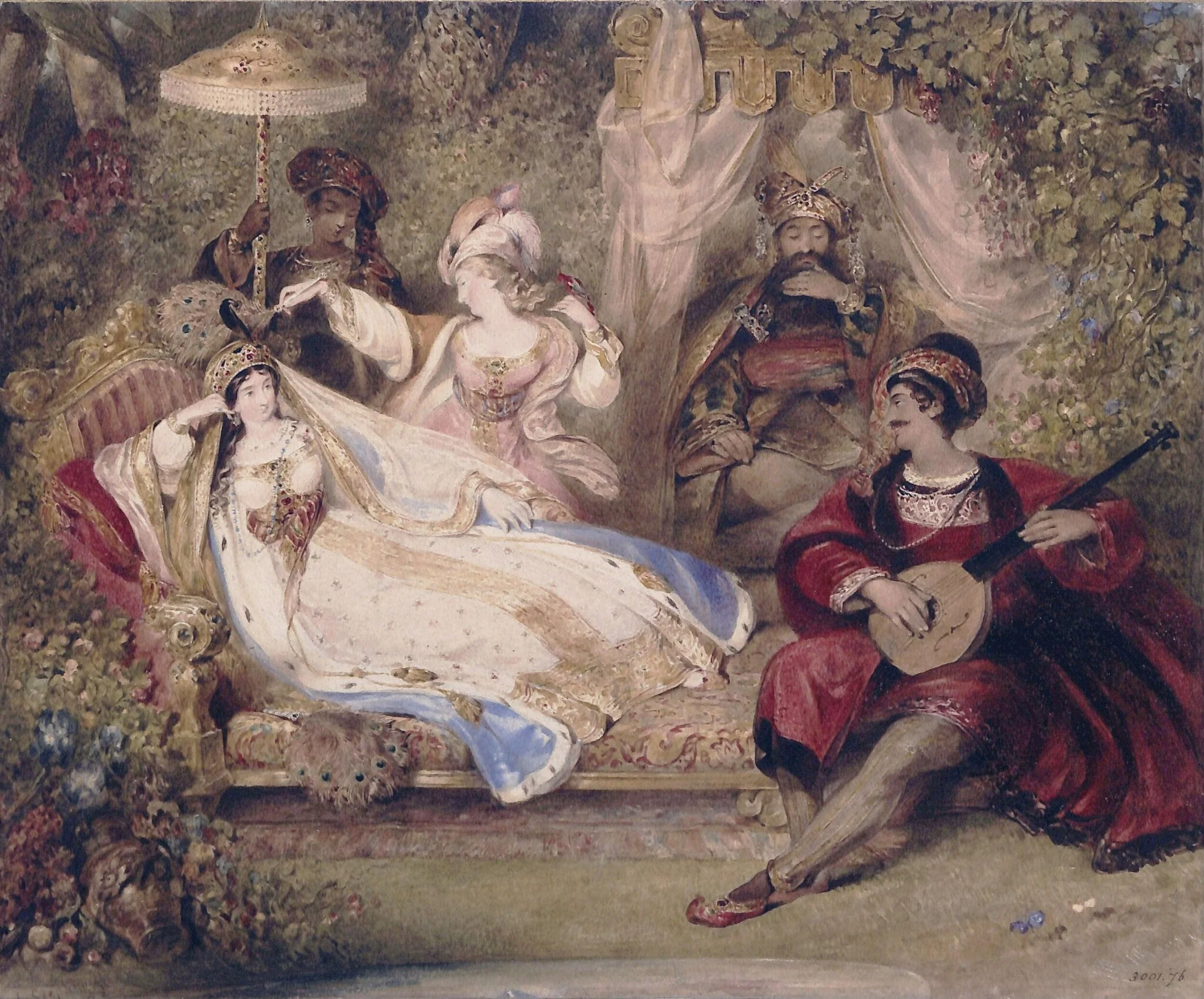 Feramorz relating he story of the Peri