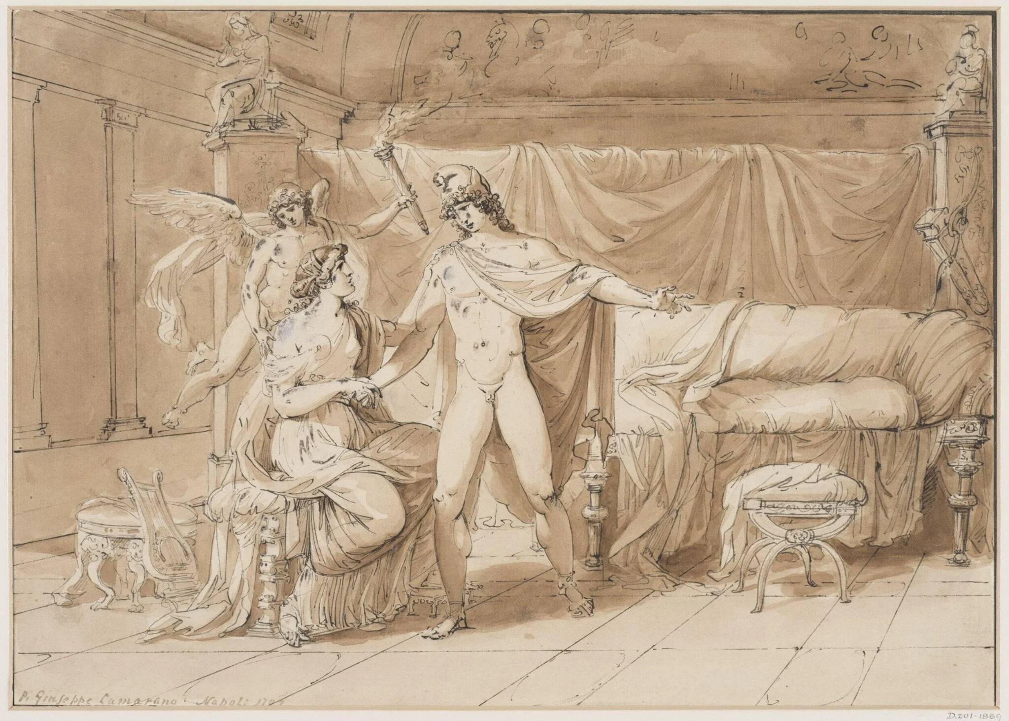 Paris and Helen, with Hymen