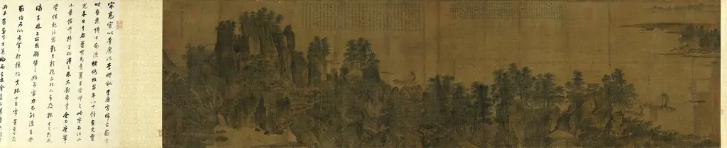 Intimate Scenery of River and Mountains