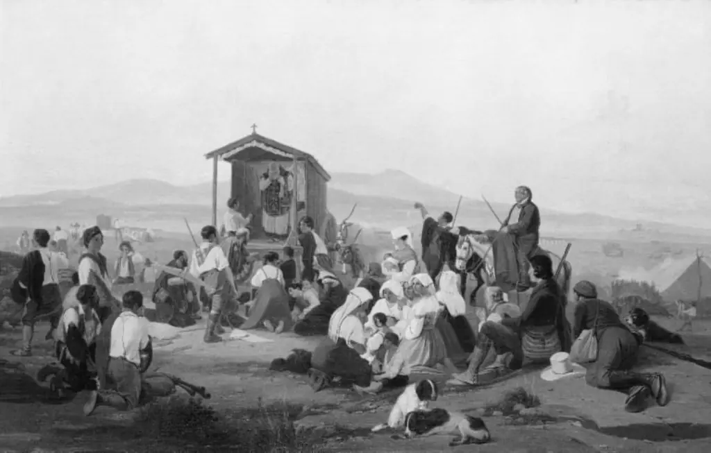 Harvest Thanksgiving Mass in the Roman Campagna